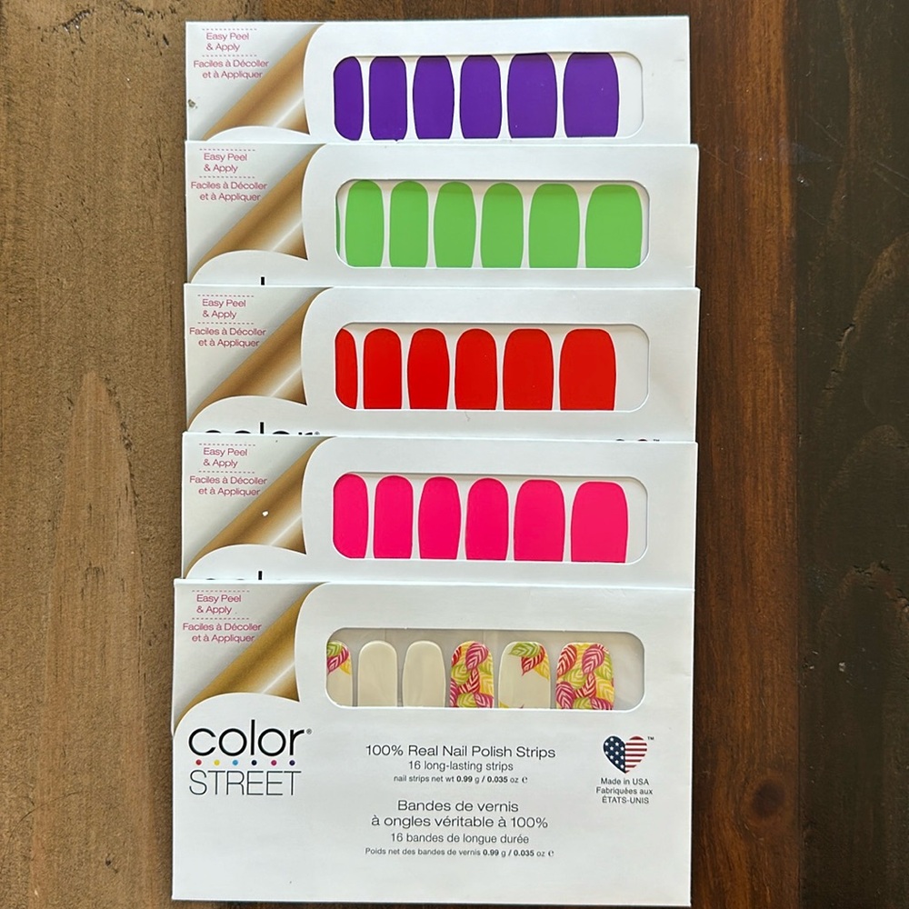Colorstreet Nail Strips set of 5
